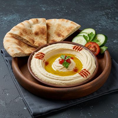 Traditional Hummus & Pita Bread